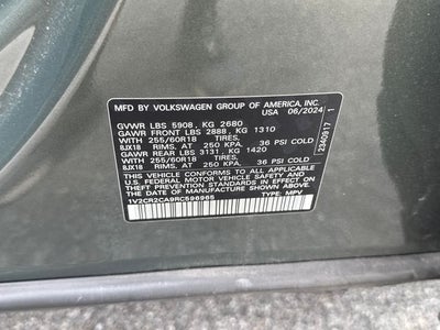 2024 Volkswagen Atlas 2.0T Peak Edition SE w/Technology