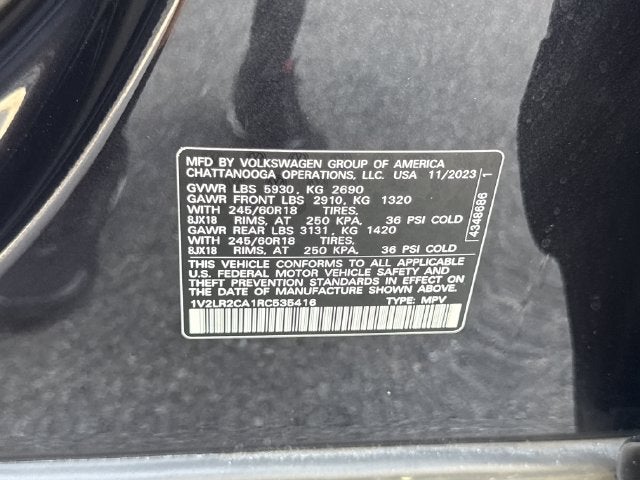 2024 Volkswagen Atlas 2.0T SE