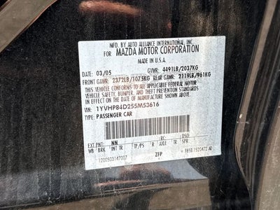 2005 Mazda Mazda6 Sport s