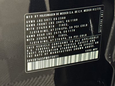 2023 Volkswagen Tiguan SE