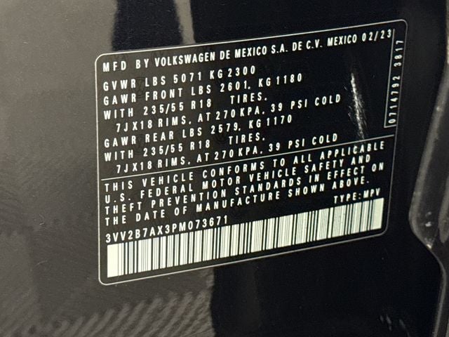 2023 Volkswagen Tiguan SE