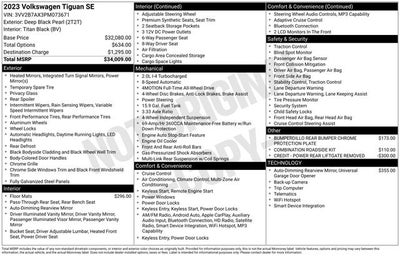 2023 Volkswagen Tiguan SE