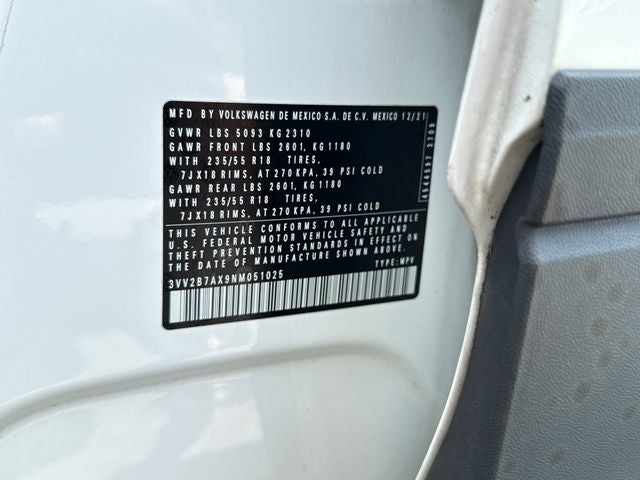 2022 Volkswagen Tiguan SE