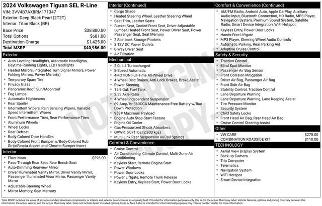 2024 Volkswagen Tiguan SEL R-Line