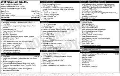 2024 Volkswagen Jetta SEL