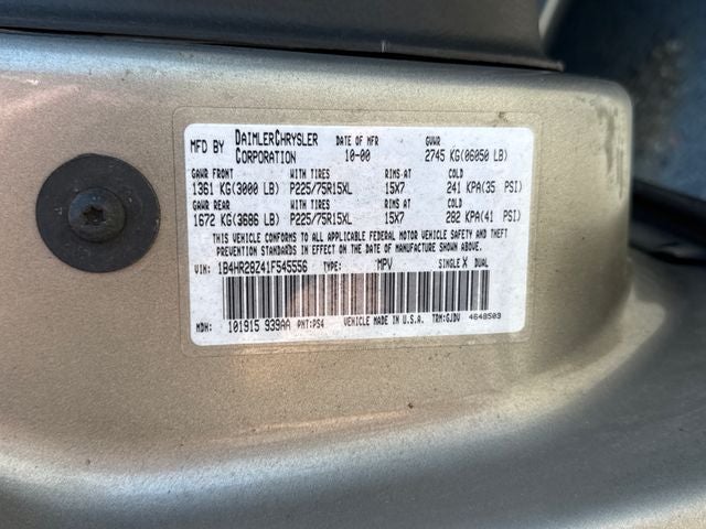 2001 Dodge Durango SLT