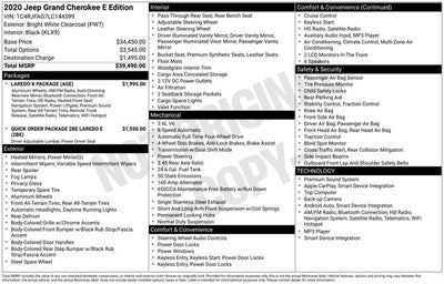 2020 Jeep Grand Cherokee Laredo E