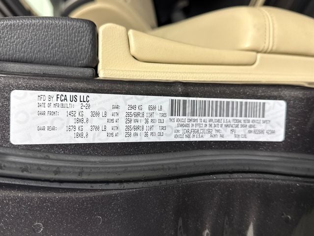 2020 Jeep Grand Cherokee Limited