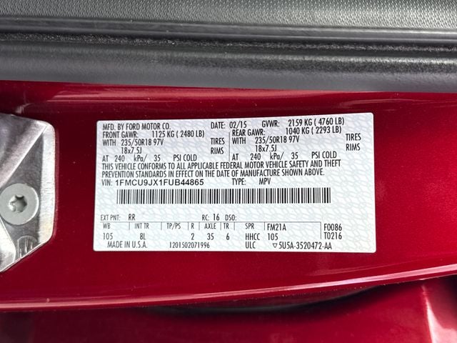 2015 Ford Escape Titanium