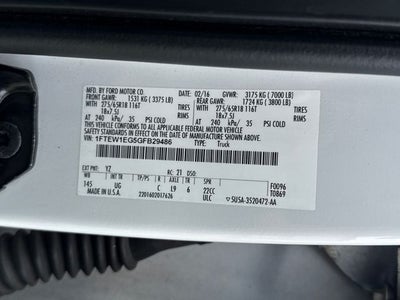 2016 Ford F-150 XLT