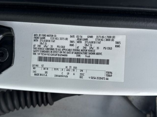2016 Ford F-150 XLT