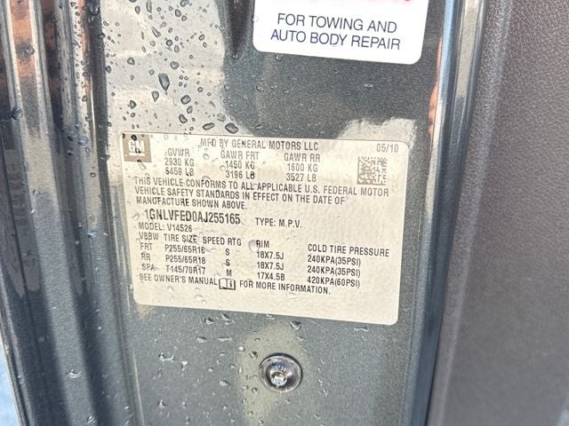 2010 Chevrolet Traverse LT 1LT