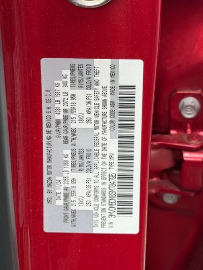 2025 Mazda Mazda CX-30 2.5 S Premium Package