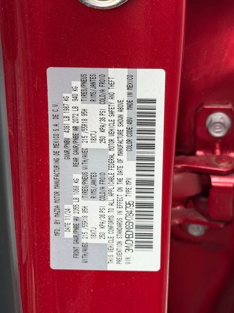 2025 Mazda Mazda CX-30 2.5 S Premium Package