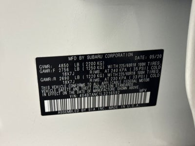 2020 Subaru Outback Limited