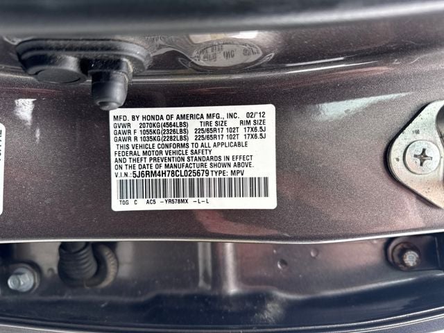 2012 Honda CR-V EX-L