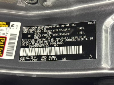 2022 Toyota Highlander XLE