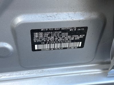 2015 Subaru Impreza 2.0i Premium