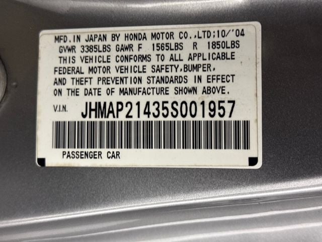 2005 Honda S2000 Base