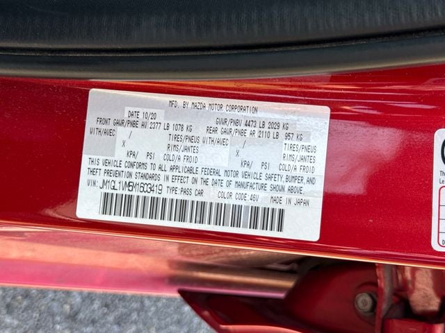 2021 Mazda Mazda6 Touring