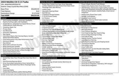 2023 Mazda Mazda CX-5 2.5 Turbo