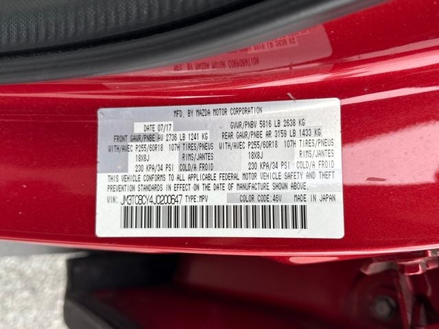 2018 Mazda Mazda CX-9 Touring