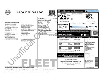 2015 Nissan Rogue Select S