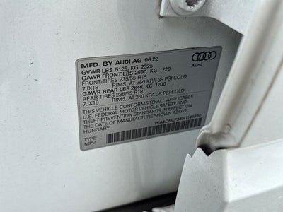 2022 Audi Q3 Premium S Line quattro