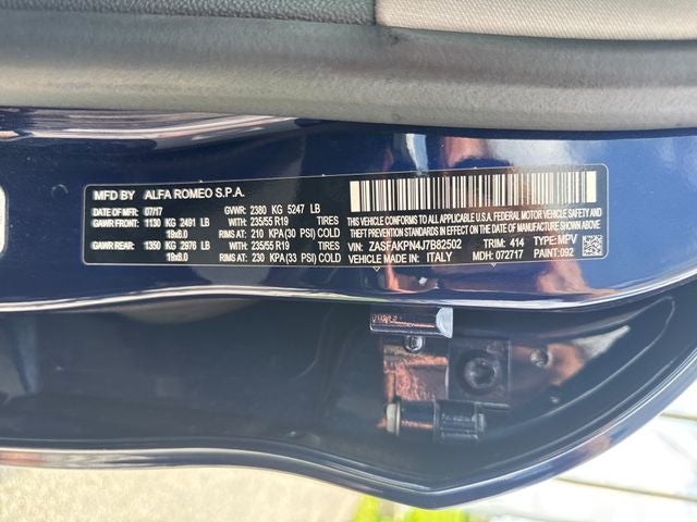 2018 Alfa Romeo Stelvio Base