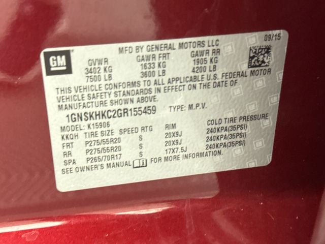 2016 Chevrolet Suburban LT