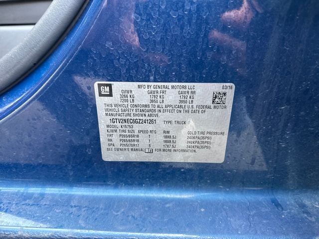 2016 GMC Sierra 1500 SLT