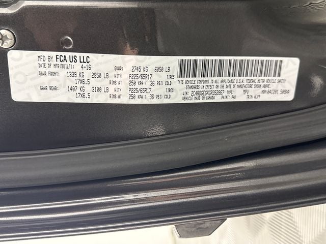 2016 Dodge Grand Caravan R/T