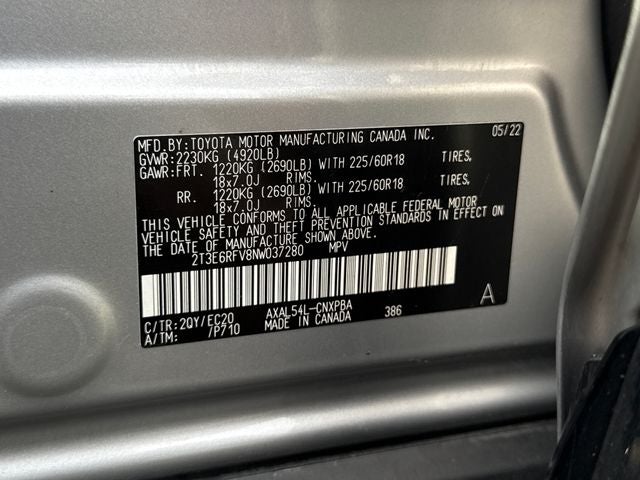 2022 Toyota RAV4 Hybrid XSE