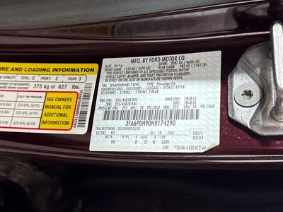 2017 Ford Fusion SE
