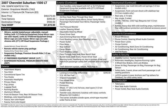 2007 Chevrolet Suburban 1500 LT