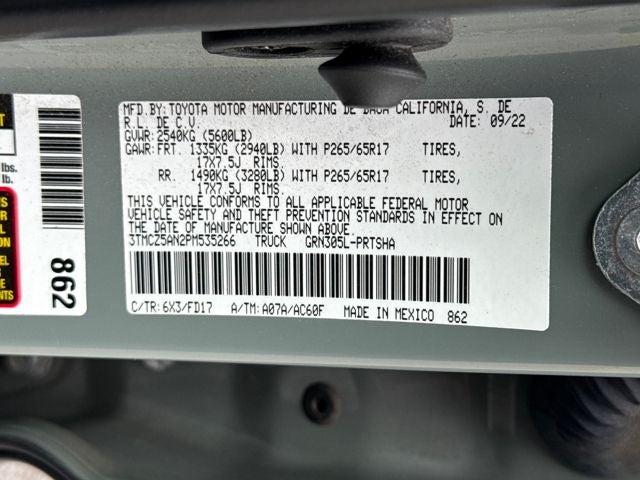 2023 Toyota Tacoma TRD Sport V6