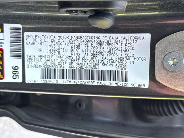 2013 Toyota Tacoma Base V6