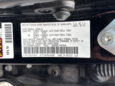 2023 Toyota Tacoma SR V6