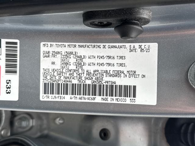 2023 Toyota Tacoma SR V6