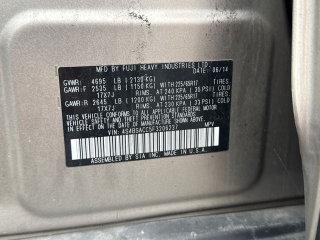 2015 Subaru Outback 2.5i Premium