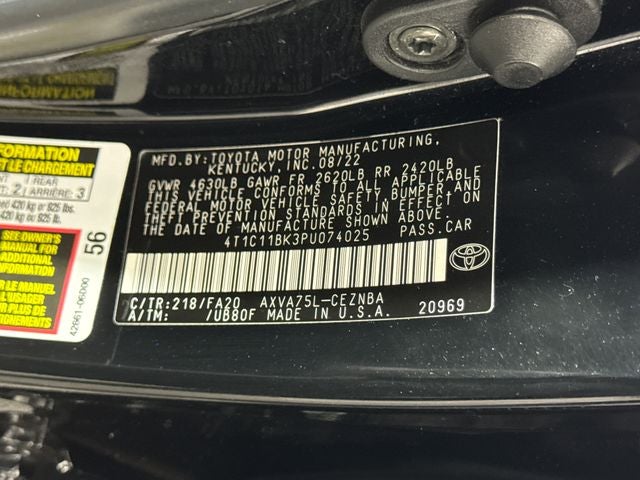 2023 Toyota AWD Camry LE