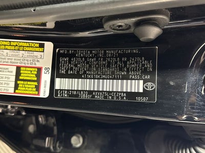 2021 Toyota AWD Camry XSE