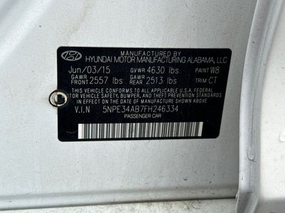 2015 Hyundai Sonata Limited