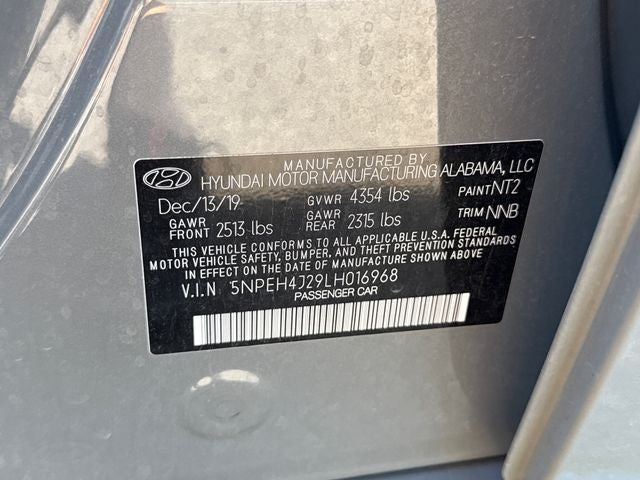 2020 Hyundai Sonata Limited