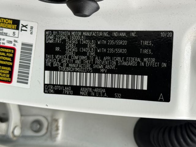 2021 Toyota Highlander Hybrid Platinum