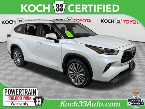 2022 Toyota Highlander Hybrid Platinum