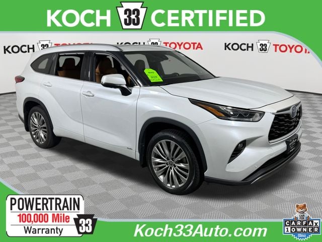 2022 Toyota Highlander Hybrid Platinum