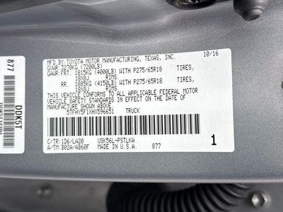 2017 Toyota Tundra Limited CrewMax