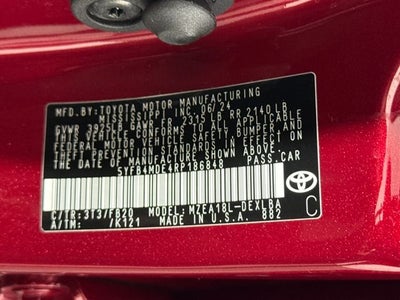 2024 Toyota Corolla LE