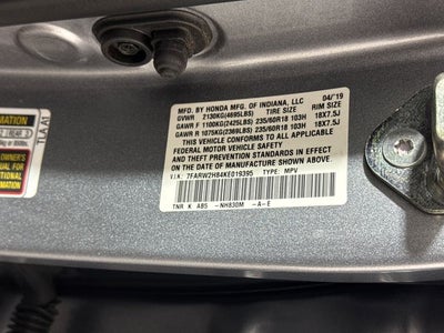 2019 Honda CR-V EX-L